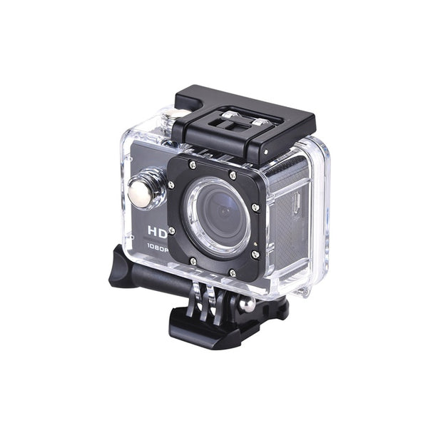 2.0" HD Action Camera 1080P 30FPS 12MP - Black / Silver / Pink / Blue