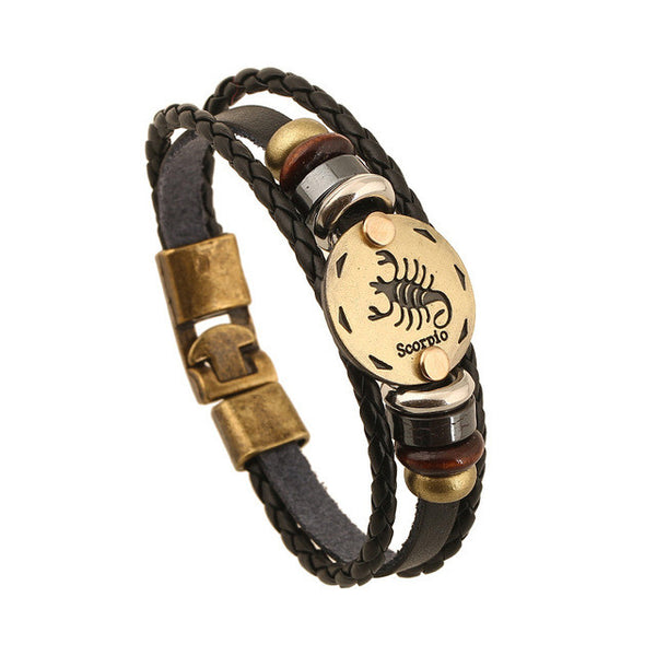 Men's Zodiac Bracelet