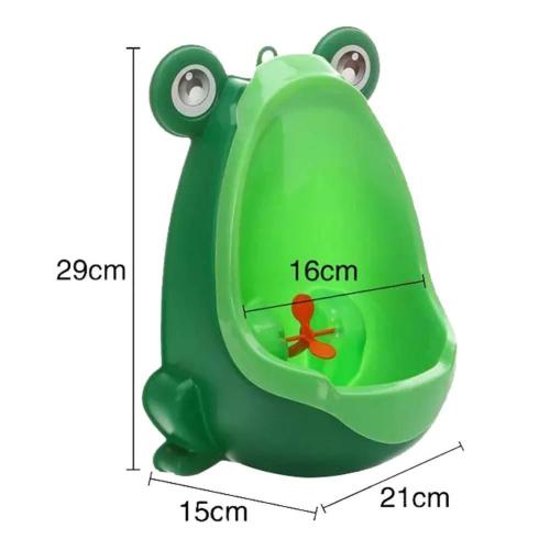 Children's Froggy Potty Urinal Trainer for Boys- Green