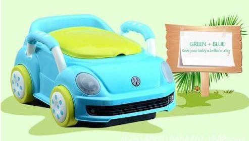 Children's Car Seat Potty Trainer - Blue