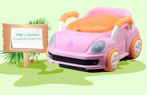 Children's Car Seat Potty Trainer - Pink