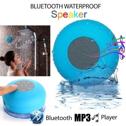 Wireless Bluetooth Waterproof Speaker for IOS & Android Devices - Pink