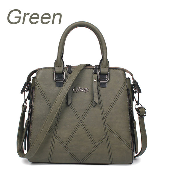 Ladies Cross Body Handbag - Green