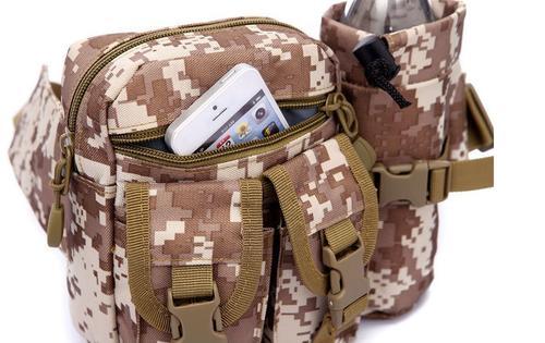 Tactical Military Waist Belt Pack Sport Camping Hiking Shoulder Hand Pouch Bag