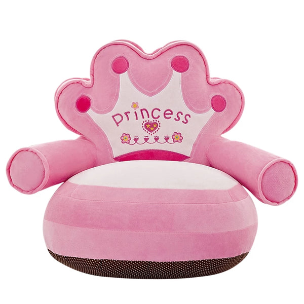 BABY SEAT SUPPORT SIT UP CHAIR SOFA PLUSH PILLOW - COUCH -PINK