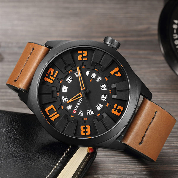 Men's Sports Curren Army Watches - 4 Styles
