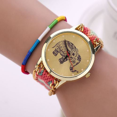 Ladies Handmade Elephant Watch - 8 Styles