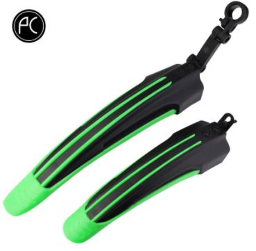 Bike Fender Front and Rear Mudguard - Green