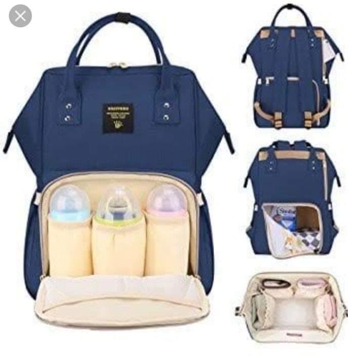 Baby Diaper Waterproof Travel Nappy Bag - Navy