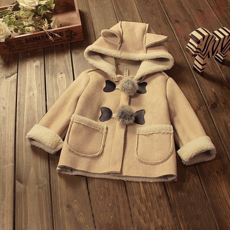 Toddlers Winter Coat - Brown - 3 Years