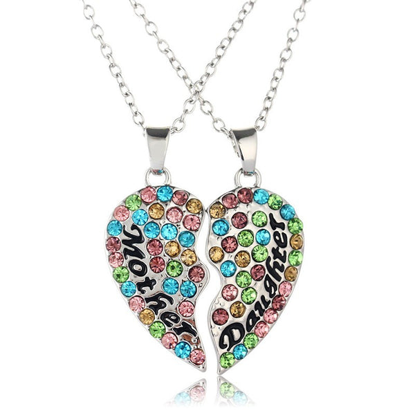 Mother Daughter Pendent Necklace (pair)