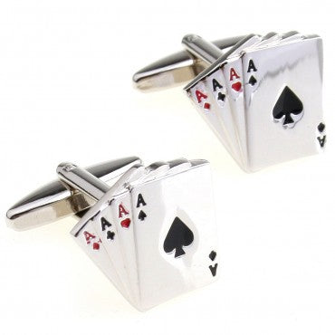 Aces Cuff Links