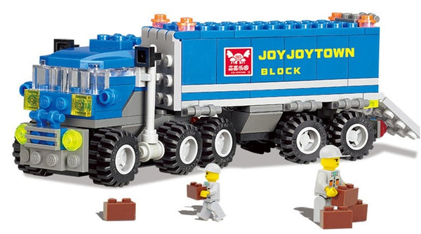 163 pcs Transport Truck Building Blocks Sets