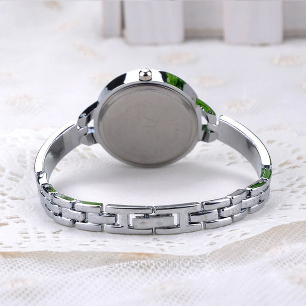 Ladies Analog Bracelet Watch - Silver