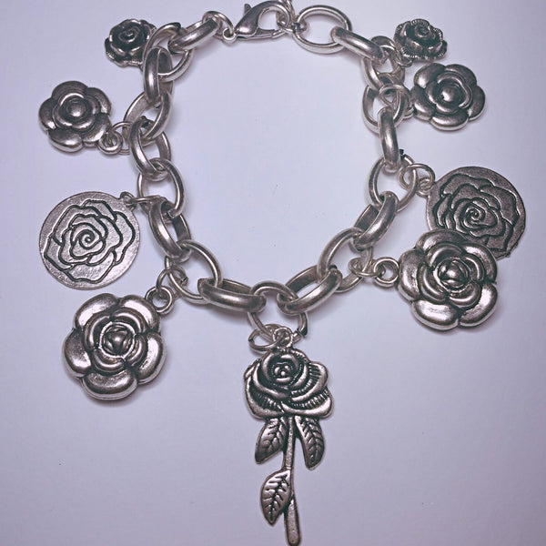 Rose Charm Bracelet