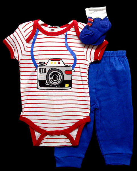 Babies 3pc Romper Sets - Photographer