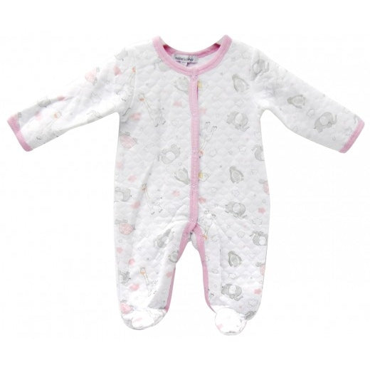 Infants Long Sleeve 1pc Romper  - Pink