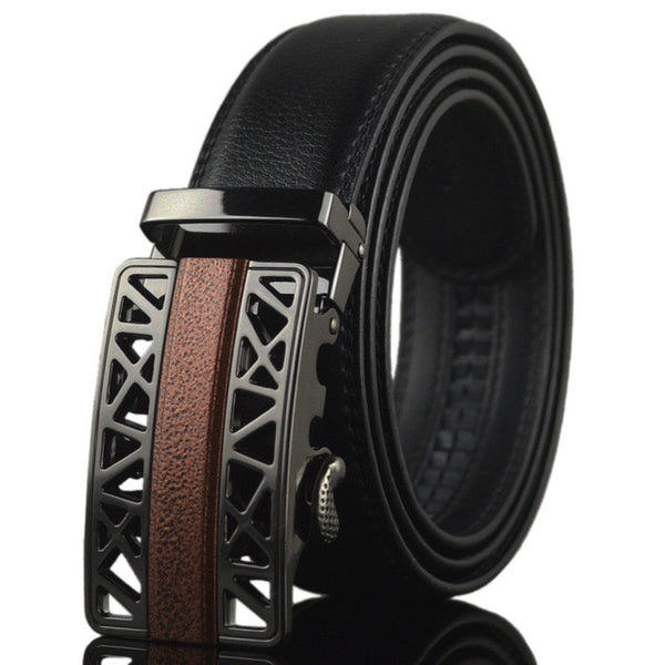 Leather Automatic Buckle Formal Belt