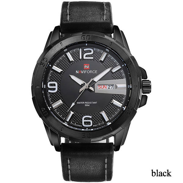 Men's Sports Casual Naviforce Watches - 4 Styles