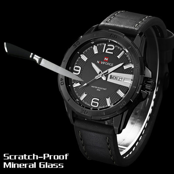 Men's Sports Casual Naviforce Watches - 4 Styles