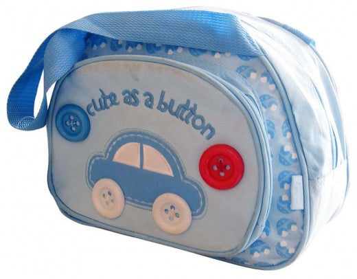 Round Diaper Day Pack - Blue