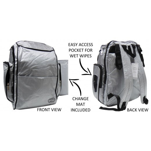 Mothers Choice Baby Diaper Backpack - Silver