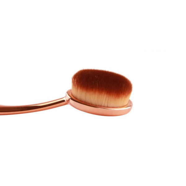 Toothbrush Shape Super Fine Hair Foundation Makeup Brush 1pc - Gold (3.2cm head)