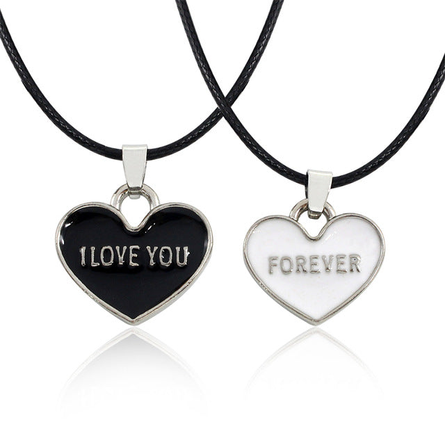 I Love You Forever Neck Chain - set of 2