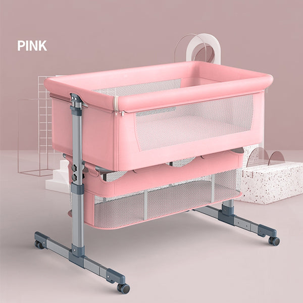 Infant Cot - Next to Me Camp Cot Co Sleeper - Pink
