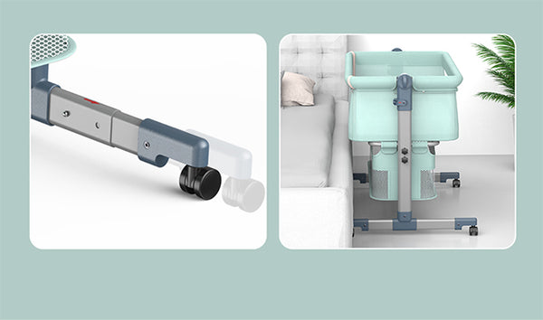 Infant Cot - Next to Me Camp Cot - Grey