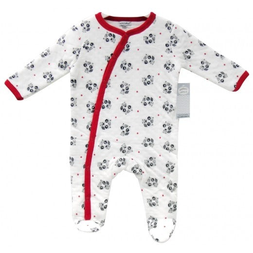 COTTON QUILTED SLEEPSUIT 'FOX'