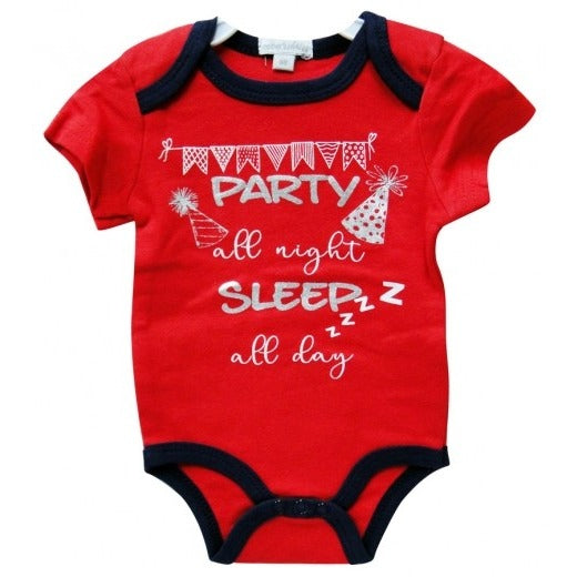 100% COTTON ROMPER 'PARTY ALL NIGHT'