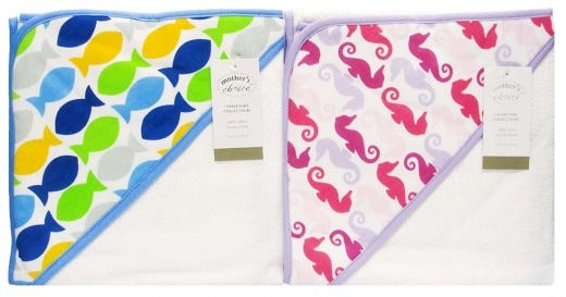 100% COTTON HOODED TOWEL COTTON BRIGHTS-CREATURES