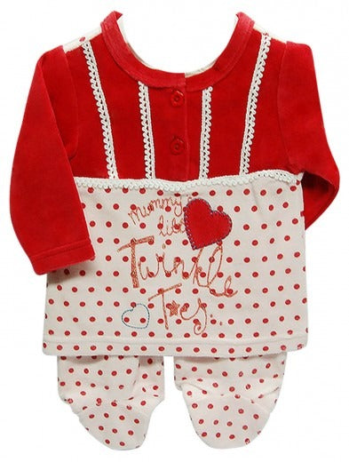 INFANTS VALOUR 2PC GROWER MUMMYS LITTLE TWINKLE TOES