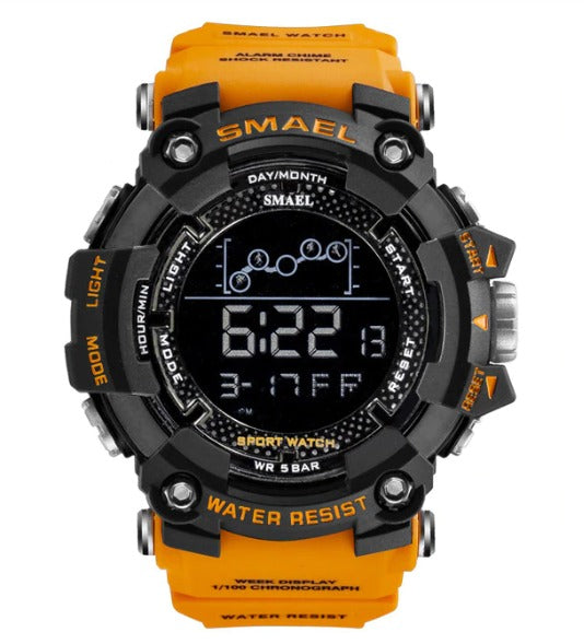 Smael Digital Analog Watch Model 1802 - Orange