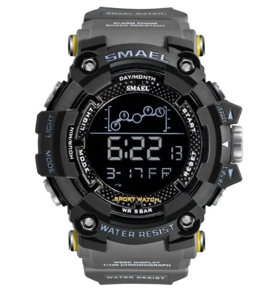 Smael Digital Analog Watch Model 1802 - Grey