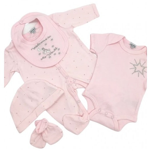 5PC STARTER PACK 'WELCOME TO THE WORLD-PINK'