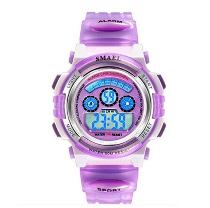 Smael Kids Multifunctional Digital Watch Model 0704 - Purple