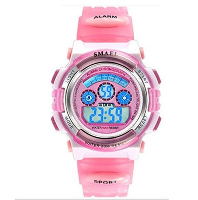 Smael Kids Multifunctional Digital Watch Model 0704 - Pink