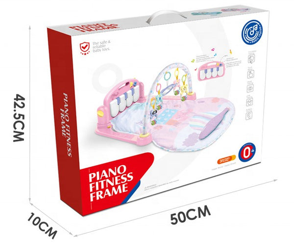 Baby Premium Piano Fitness Play Mat - Pink