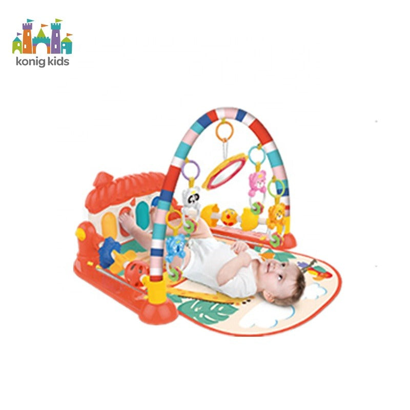 Baby Piano Fitness Play Mat - Red