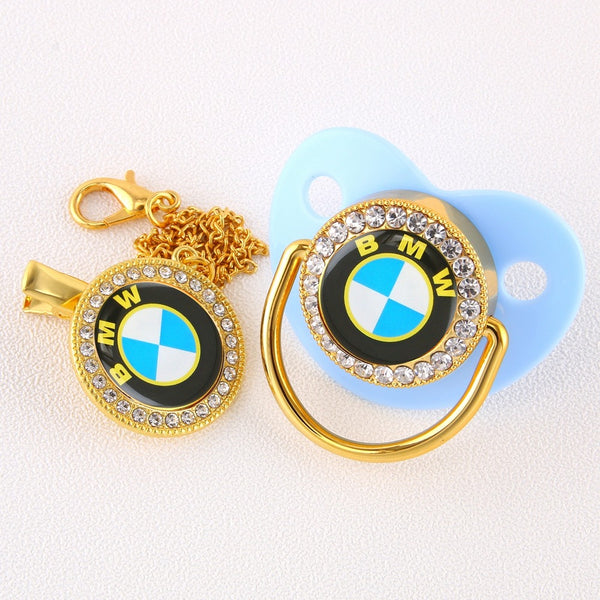 Baby Bling Dummy Pacifier - BMW Blue