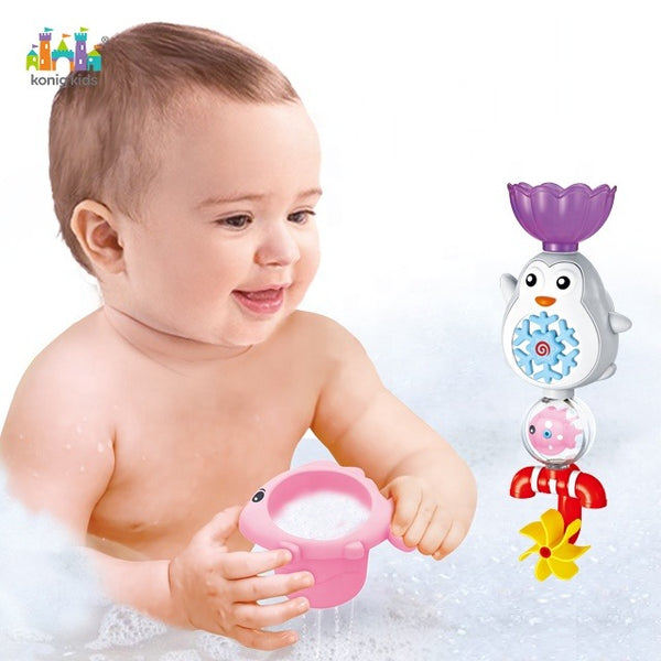 Baby Bath Toy Penguin Shower Sprinkler