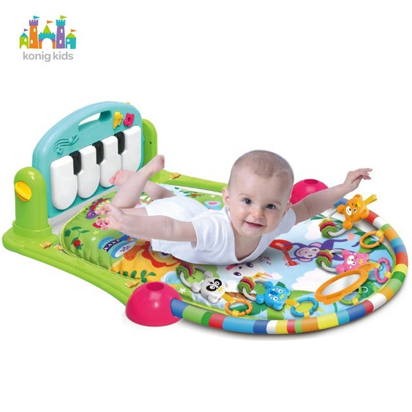 Multifunctional Piano Fitness Play Mat - Green