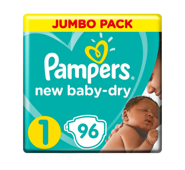 Pampers New Baby Dry Jumbo Pack Size 1