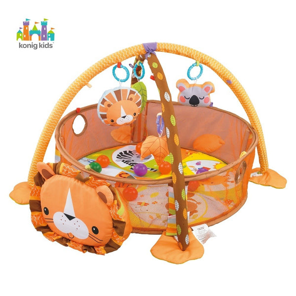 3 IN 1 Lion Activity Play Gym With Balls