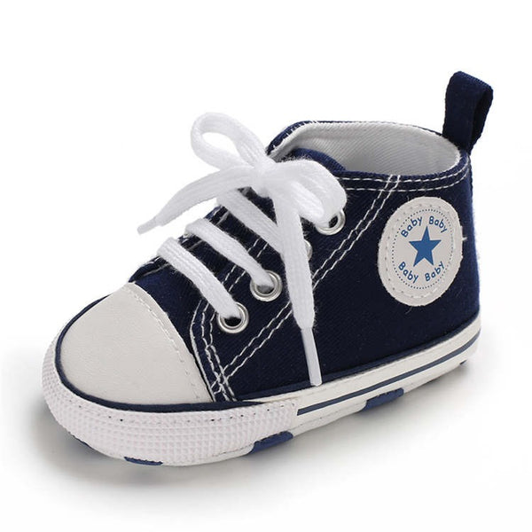 Infants Anti-slip Canvas Sneaker - Navy