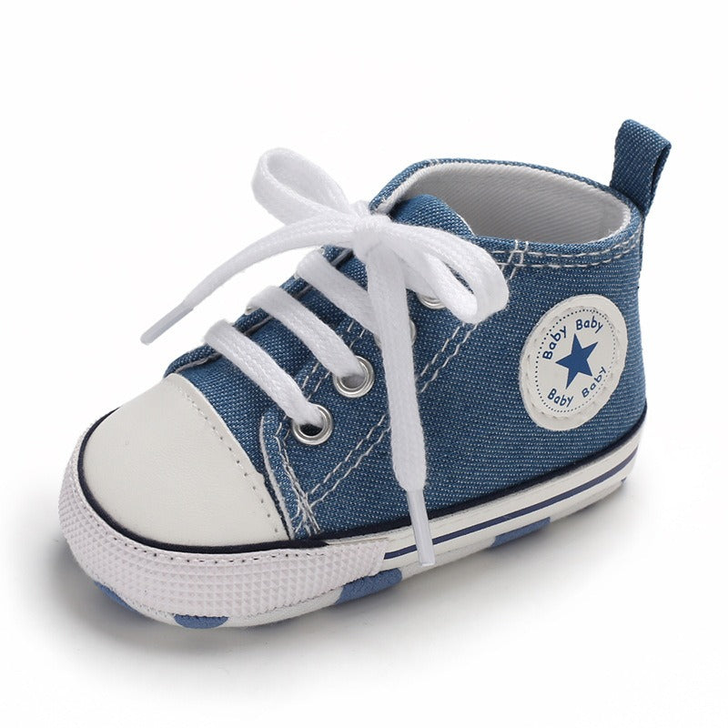 Infants Anti-slip Canvas Sneaker - Blue