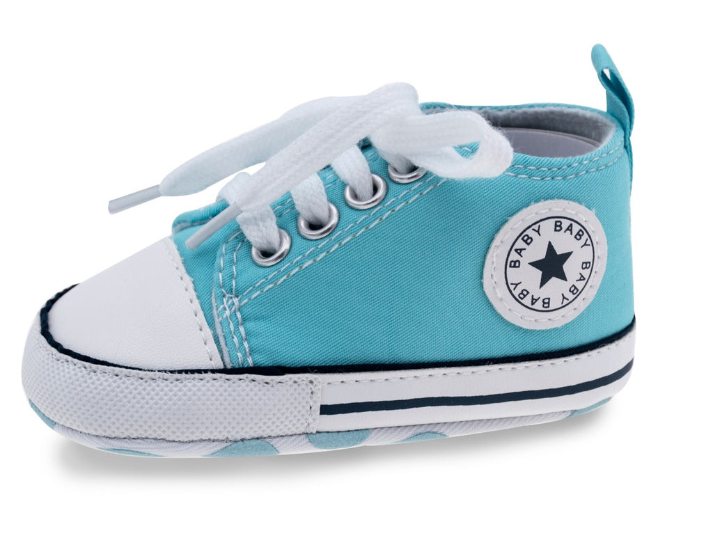 Infants Anti-slip Canvas Sneaker - Sky Blue