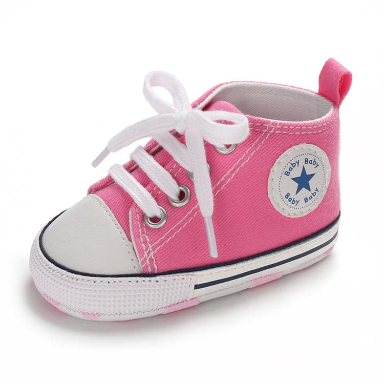 Infants Anti-slip Canvas Sneaker - Pink
